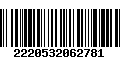 Código de Barras 2220532062781