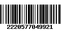 Código de Barras 2220577049921