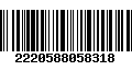 Código de Barras 2220588058318