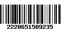 Código de Barras 2220651509235