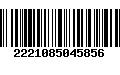 Código de Barras 2221085045856