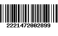 Código de Barras 2221472002899