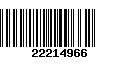 Código de Barras 22214966