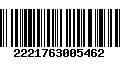 Código de Barras 2221763005462