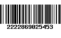 Código de Barras 2222869025453