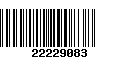 Código de Barras 22229083