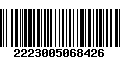 Código de Barras 2223005068426