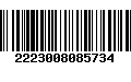 Código de Barras 2223008085734