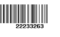 Código de Barras 22233263