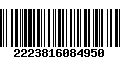 Código de Barras 2223816084950