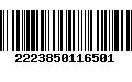 Código de Barras 2223850116501