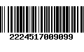 Código de Barras 2224517009099