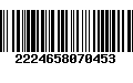 Código de Barras 2224658070453