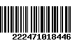 Código de Barras 222471018446