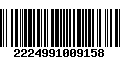 Código de Barras 2224991009158