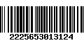 Código de Barras 2225653013124