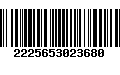 Código de Barras 2225653023680