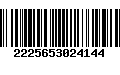 Código de Barras 2225653024144