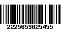 Código de Barras 2225653025455