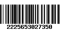 Código de Barras 2225653027350