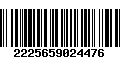 Código de Barras 2225659024476