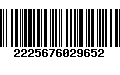 Código de Barras 2225676029652