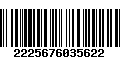 Código de Barras 2225676035622