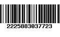 Código de Barras 2225883037723