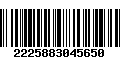 Código de Barras 2225883045650