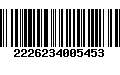 Código de Barras 2226234005453