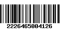 Código de Barras 2226465004126