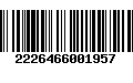 Código de Barras 2226466001957