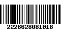 Código de Barras 2226628081018