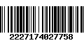 Código de Barras 2227174027758