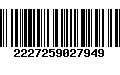 Código de Barras 2227259027949