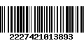 Código de Barras 2227421013893