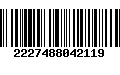 Código de Barras 2227488042119