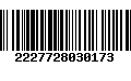 Código de Barras 2227728030173