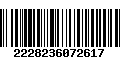 Código de Barras 2228236072617