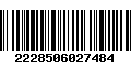 Código de Barras 2228506027484