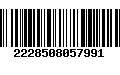 Código de Barras 2228508057991