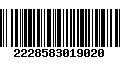 Código de Barras 2228583019020