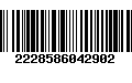 Código de Barras 2228586042902