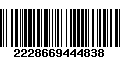 Código de Barras 2228669444838