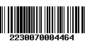 Código de Barras 2230070004464