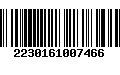 Código de Barras 2230161007466