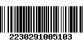 Código de Barras 2230291005103