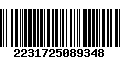 Código de Barras 2231725089348