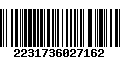 Código de Barras 2231736027162