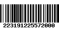 Código de Barras 223191225572000